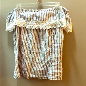 Off the shoulder blouse